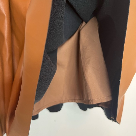 NWT Lost + Wonder Faux Leather Dress with belt.  Size Large - Picture 7 of 9